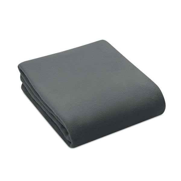 RPET fleece travel blanket Grey