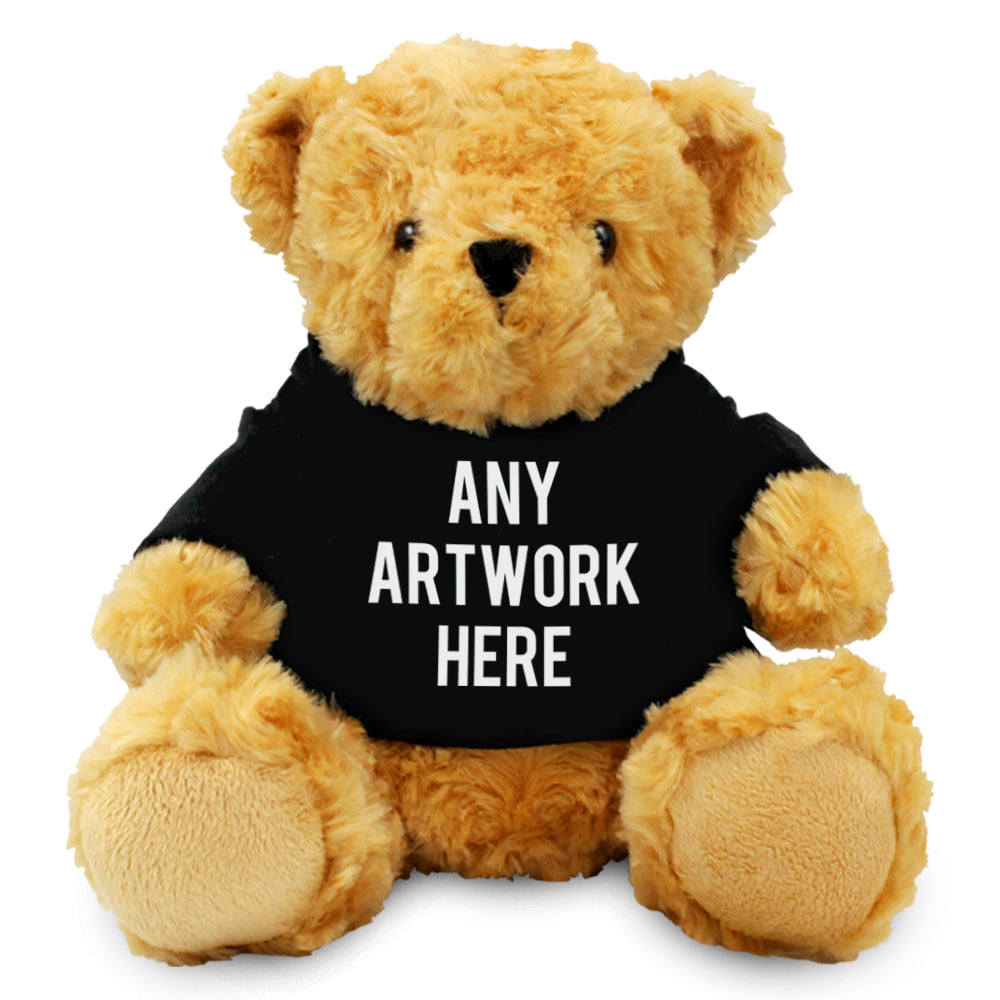 Branded Black Hoodie Bear