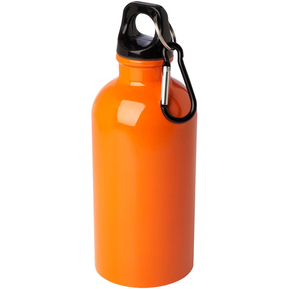 Oregon 400 ml RCS certified single wall stainless steel water bottle with carabiner