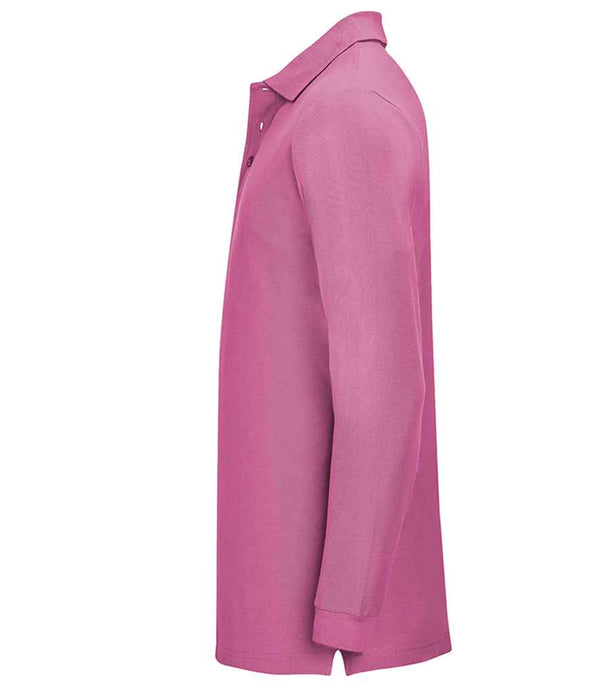 SOL'S Winter II Long Sleeve Cotton Piqué Polo Shirt Flash Pink