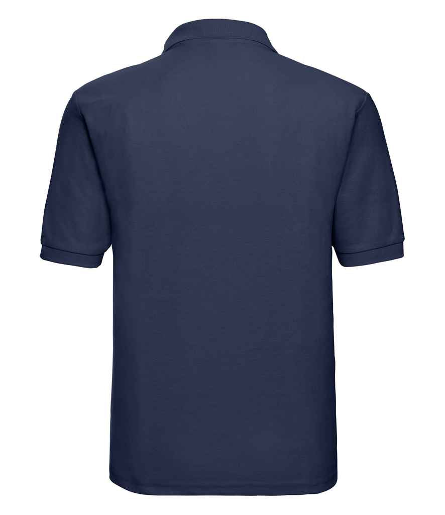 Russell Poly/Cotton Piqué Polo Shirt French Navy