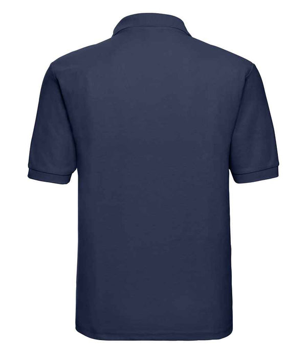 Russell Poly/Cotton Piqué Polo Shirt French Navy