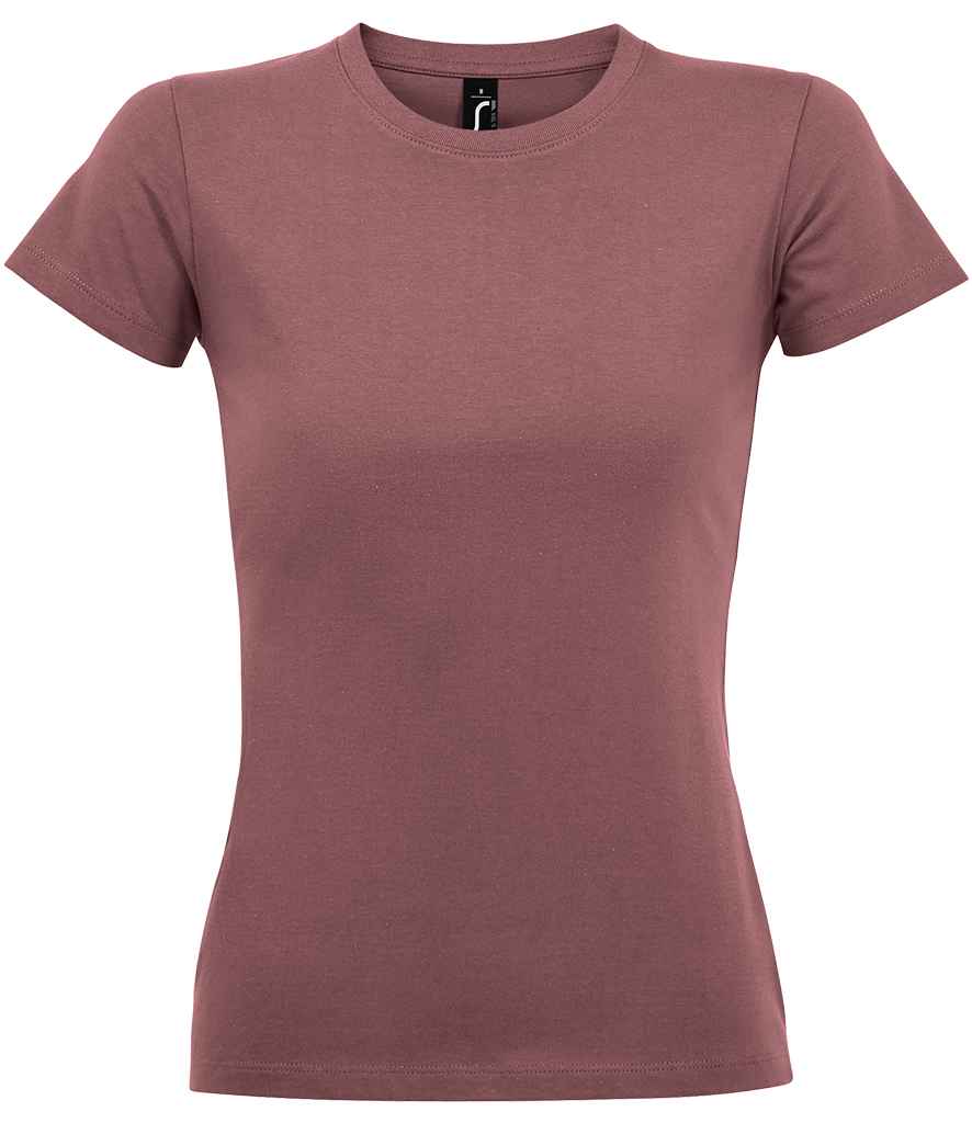 SOL'S Ladies Imperial Heavy T-Shirt Ancient Pink