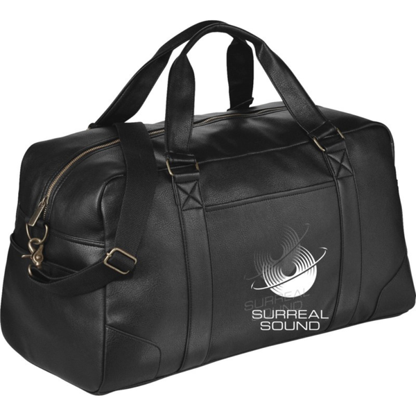 Branded Oxford weekend travel duffel bag 25L