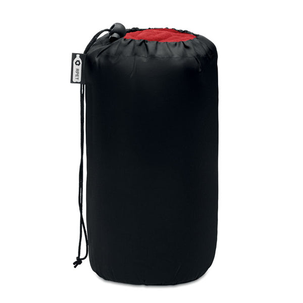 RPET fleece travel blanket Red