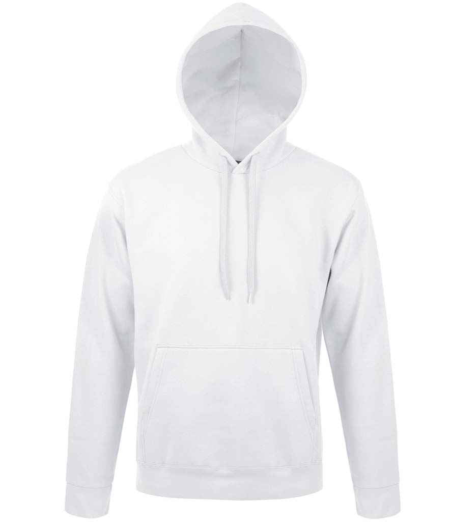 SOL'S Unisex Snake Hooded Sweatshirt White