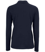 SOL'S Ladies Perfect Long Sleeve Piqué Polo Shirt French Navy