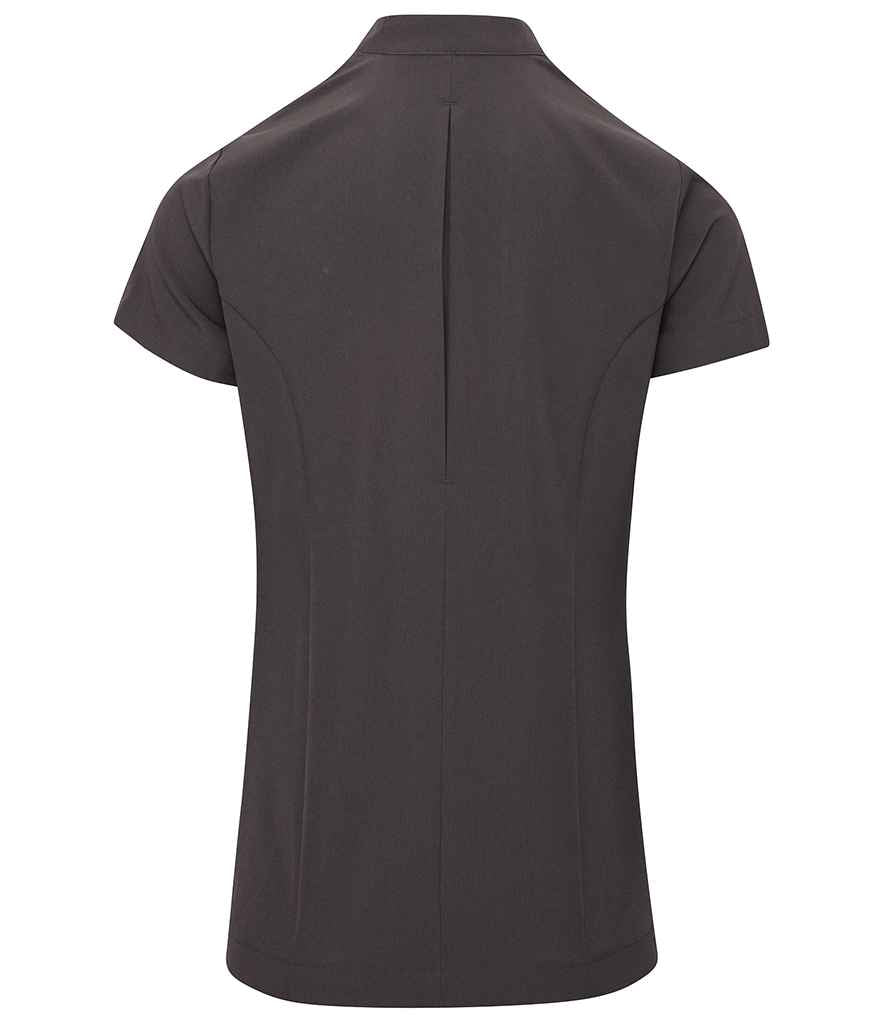 Premier Ladies Blossom Short Sleeve Tunic Dark Grey