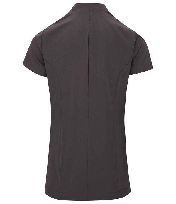 Premier Ladies Blossom Short Sleeve Tunic Dark Grey