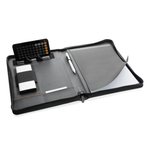 Branded RCS rPU deluxe tech portfolio with zipper