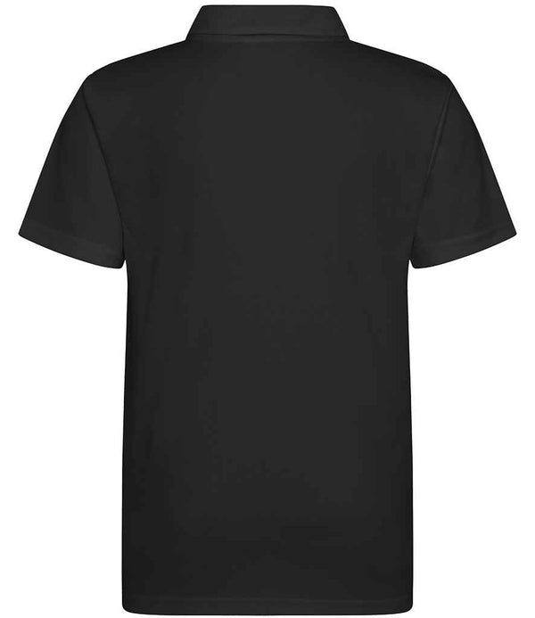 AWDis Kids Cool Polo Shirt Jet Black