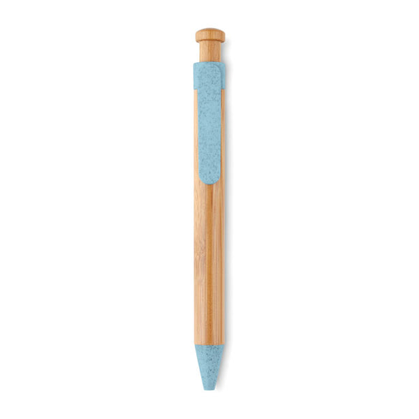 Bamboo/Wheat-Straw ABS ball pen | Branded Bamboo Pen