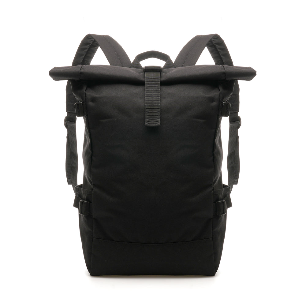 Branded BLACK RPET 900D Roll Down Bag