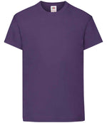 Fruit of the Loom Kids Original T-Shirt Purple