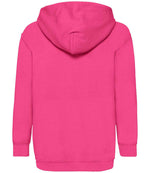 Fruit of the Loom Kids Classic Hooded Sweatshirt Fuchsia