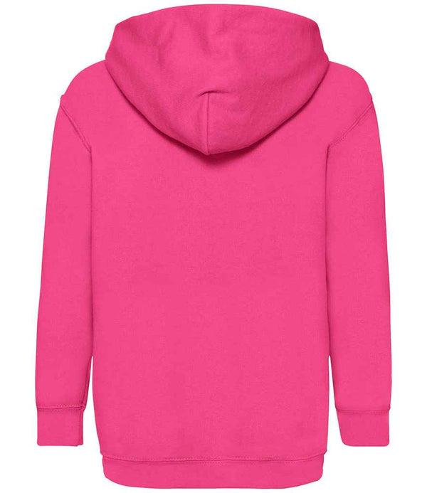 Fruit of the Loom Kids Classic Hooded Sweatshirt Fuchsia