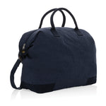 Branded Kezar AWARE™ 500 gsm recycled canvas deluxe weekend bag