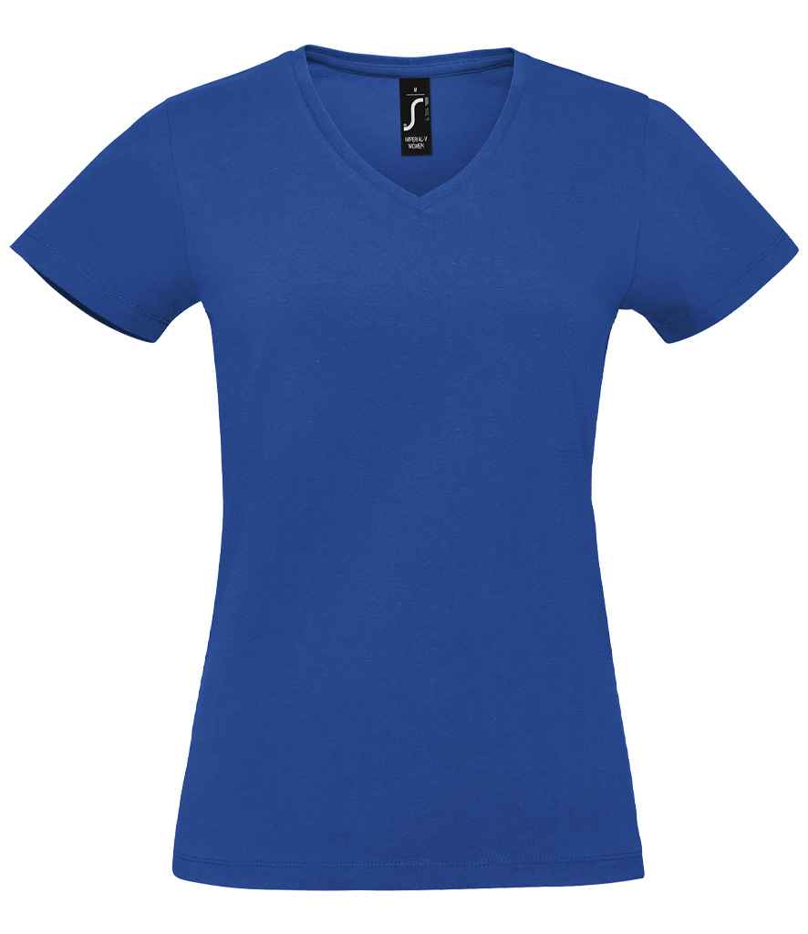 SOL'S Ladies Imperial V Neck T-Shirt Royal Blue