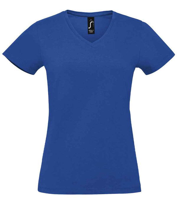SOL'S Ladies Imperial V Neck T-Shirt Royal Blue