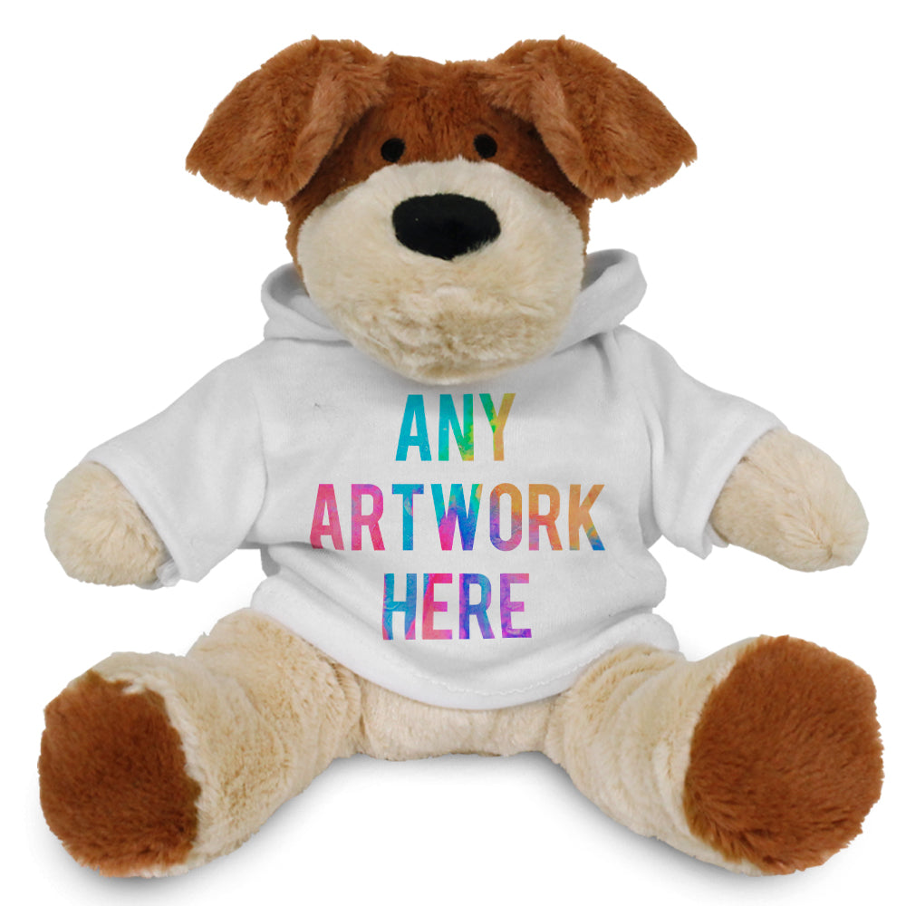 Branded White Hoodie Bear
