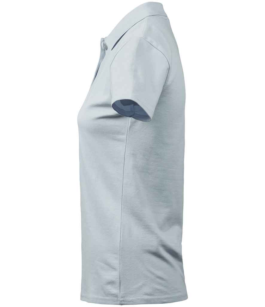 Tee Jays Ladies Luxury Stretch Polo Shirt Ice Blue