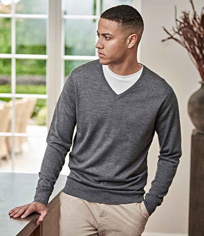 Tee Jays Merino Blend V Neck Sweater