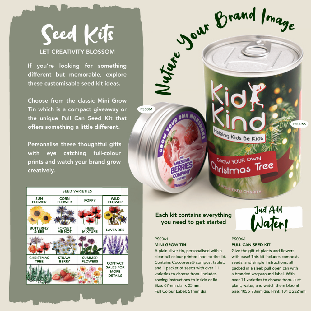 Mini Seed Tin Lavendar