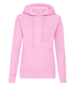 Fruit of the Loom Classic Lady Fit Hooded Sweatshirt Light Pink