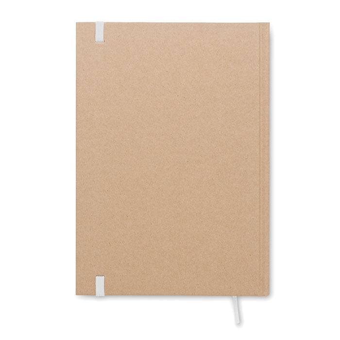 Branded A5 recycled page notebook with Recycled Cover