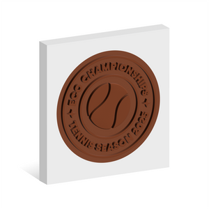 Tennis Season, Eco Window Box, Milk Chocolate Disc, 100mm Bespoke