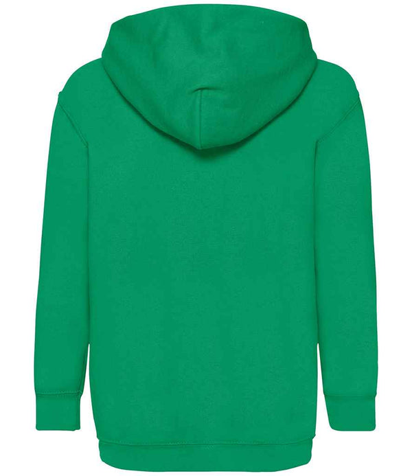 Fruit of the Loom Kids Classic Hooded Sweatshirt Kelly Green