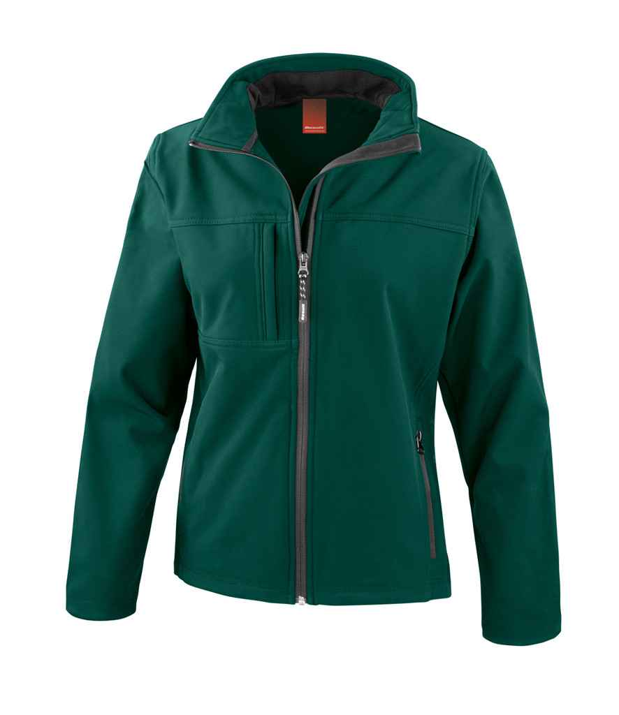 Result Ladies Classic Soft Shell Jacket Bottle Green