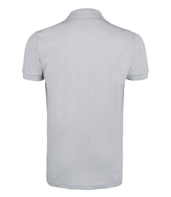 SOL'S Prime Poly/Cotton Piqué Polo Shirt Pure Grey