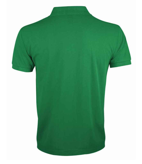 SOL'S Prime Poly/Cotton Piqué Polo Shirt Kelly Green
