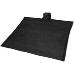 Branded Ziva disposable rain poncho with storage pouch