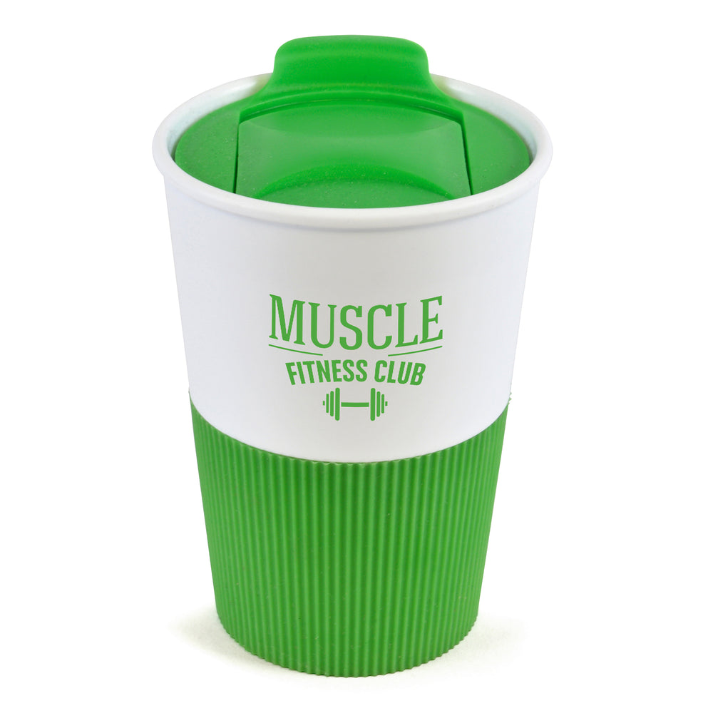 Branded Rubber Base Take Out Cup