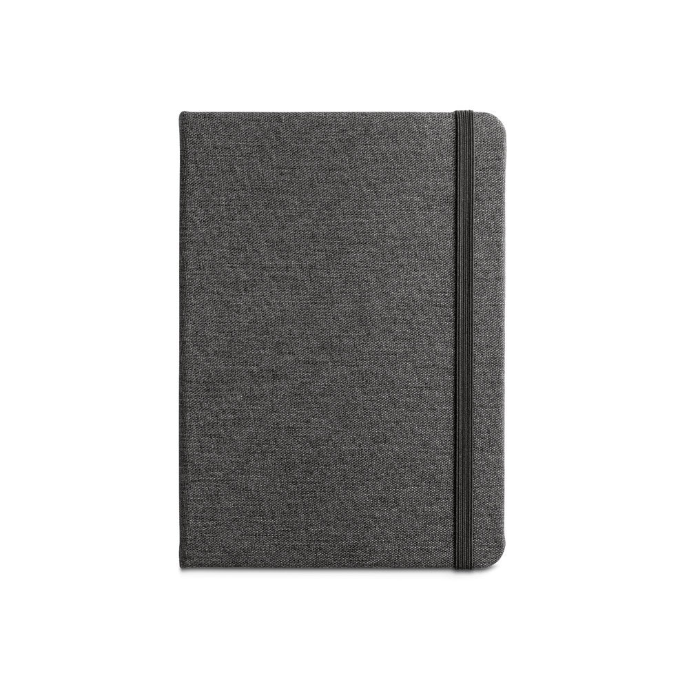 BOYD. A5 notebook in 50% rPET with lined sheets
