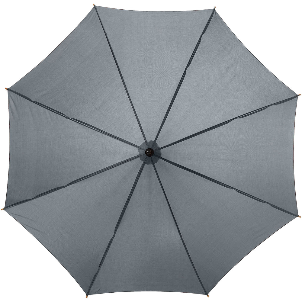 Branded Kyle 23" auto open umbrella wooden shaft and handle