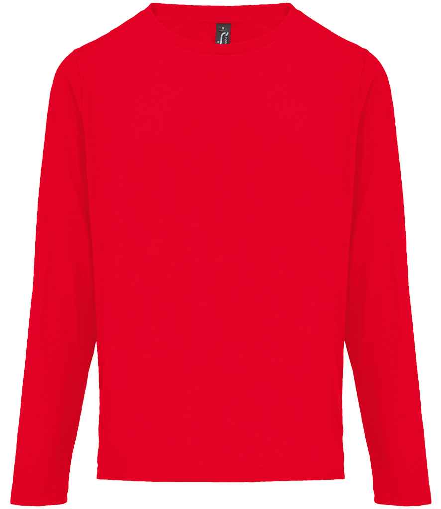 SOL'S Ladies Monarch Long Sleeve T-Shirt Red