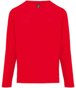 SOL'S Ladies Monarch Long Sleeve T-Shirt Red