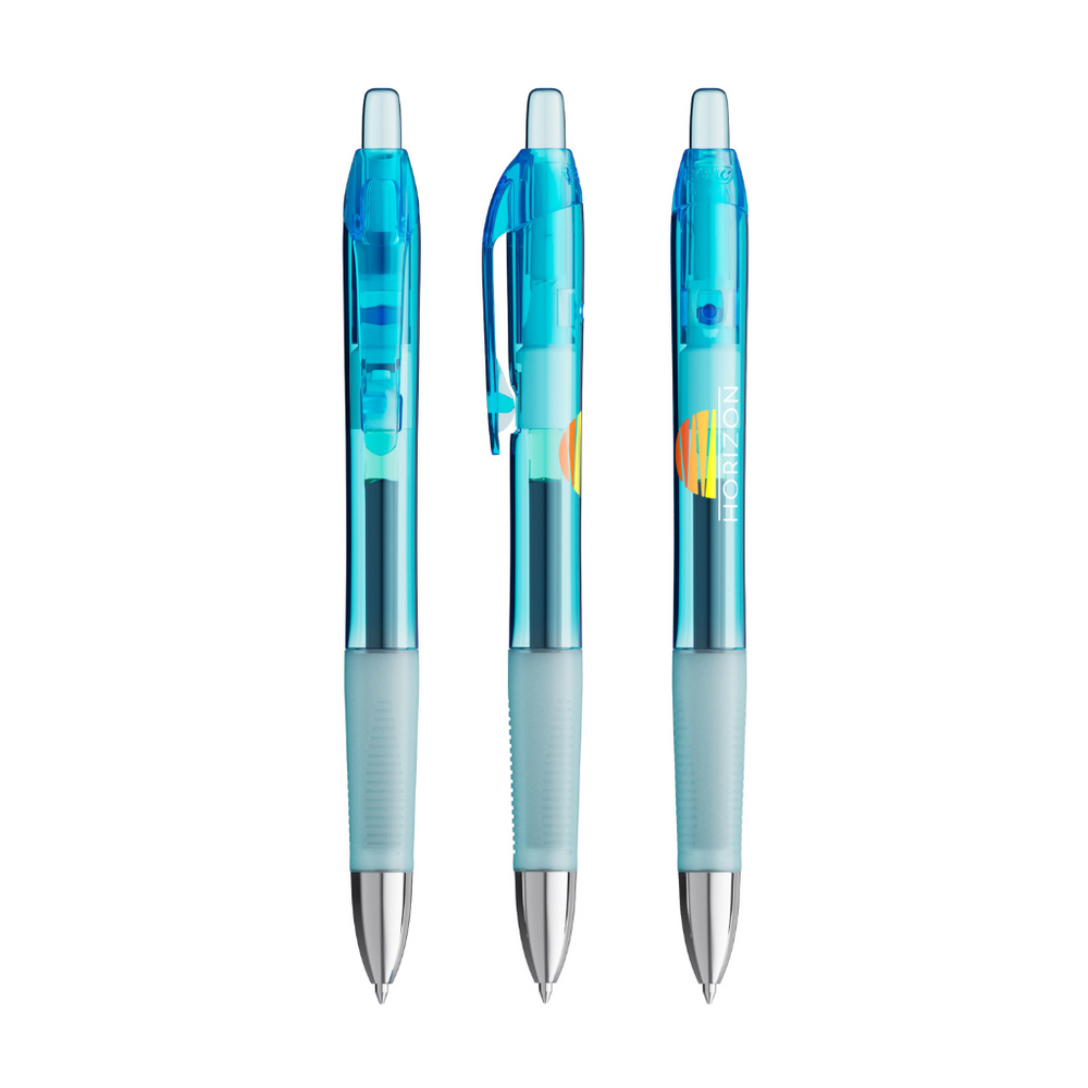 BIC® Intensity® Gel Clic Pen Blue with Black Ink