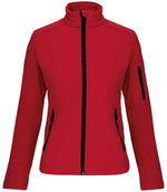 Kariban Ladies Soft Shell Jacket Red