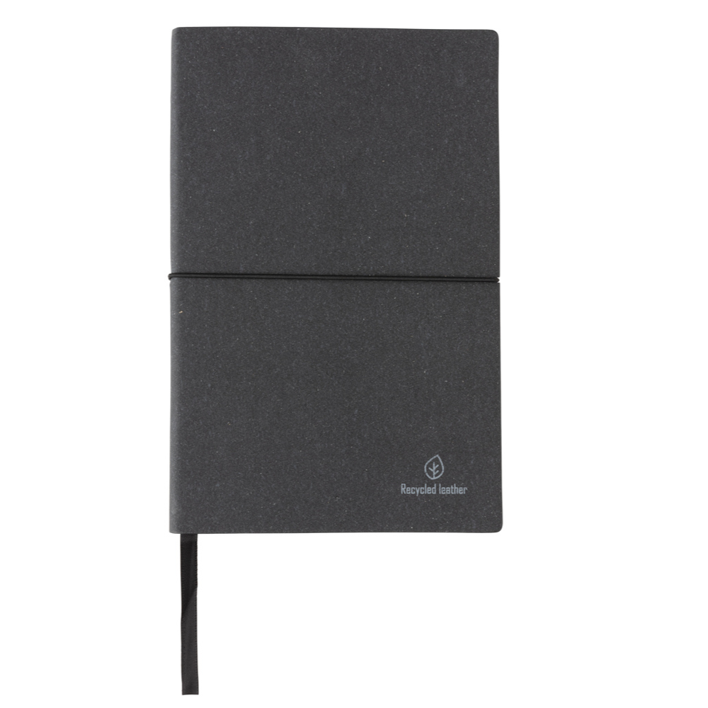 A5 recycled leather notebook