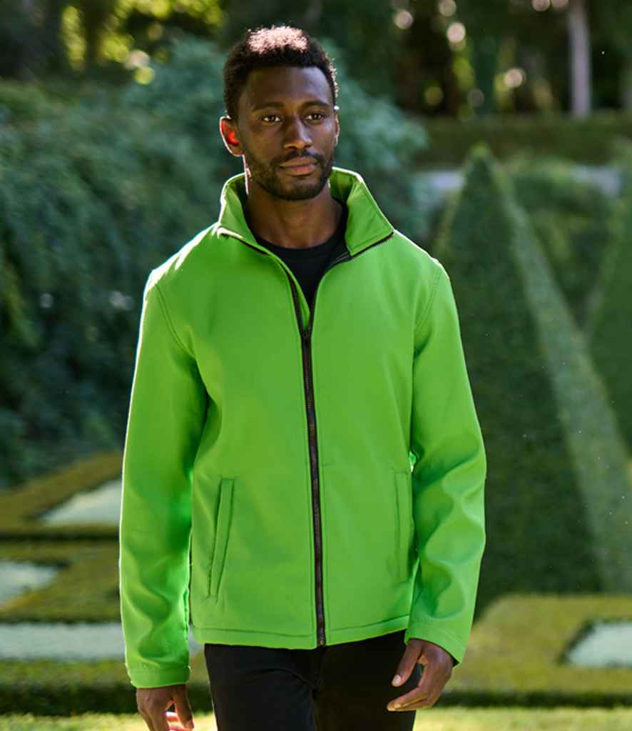 Regatta Ablaze Printable Soft Shell Jacket Extreme Green/Black