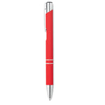 Ball pen in rubberised finish | Branded Metal Pen