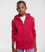 Russell Kids Authentic Zip Hooded Sweatshirt Classic Red