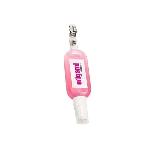 Antibacterial Hand Sanitiser on a Clip (50ml)
