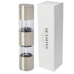 Branded Auro salt and pepper grinder