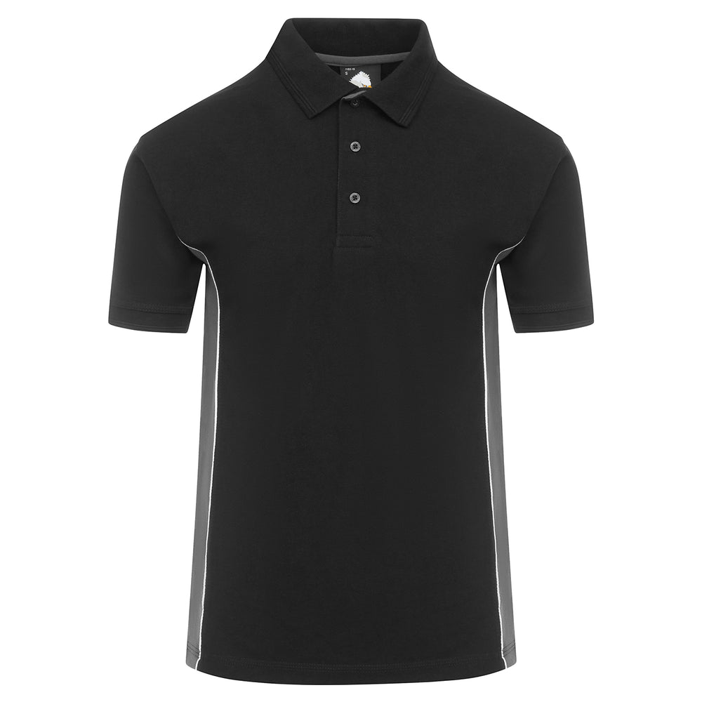 Orn Silverswift Two Tone Poloshirt Black/Graphite