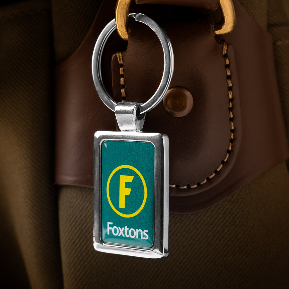 Hampton Rectangle Keyring